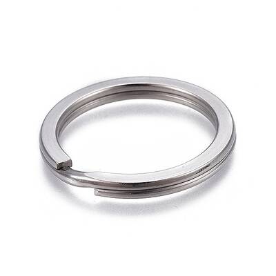 Tarnish Resistant 304 Stainless Steel Split Key Ring Clasps