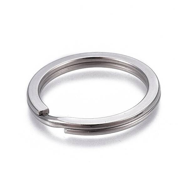 Tarnish Resistant 304 Stainless Steel Split Key Ring Clasps