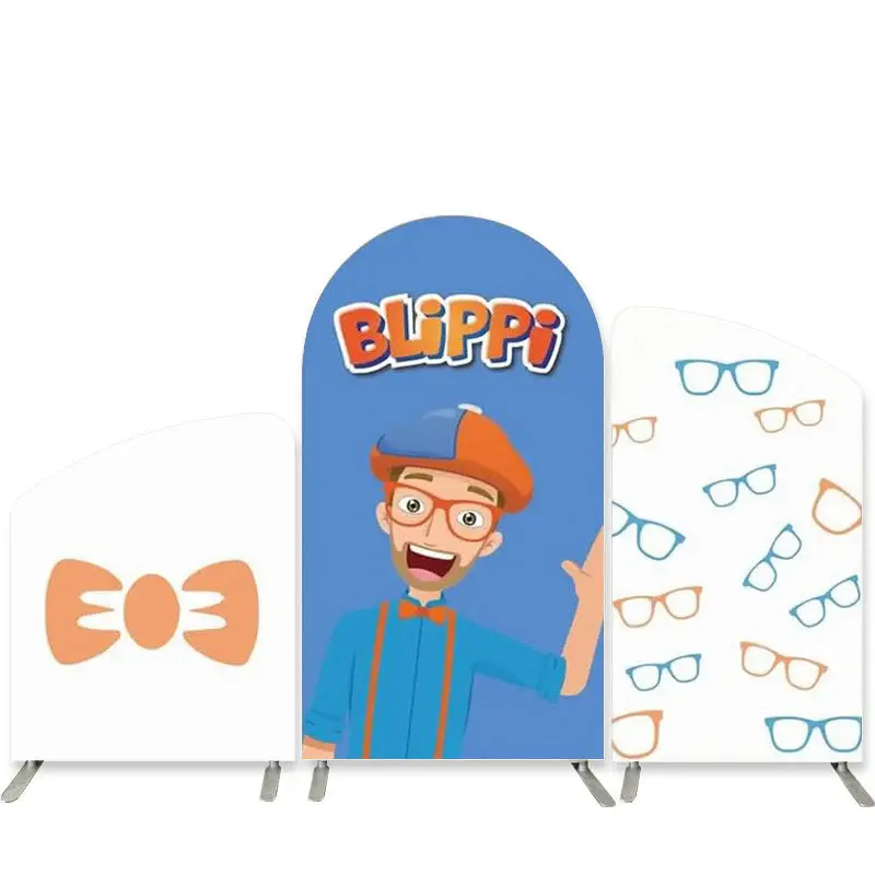 Aperturee Blippi Artist Glasses Bow Tie Arch Backdrop Kit | Diy Arch Backdrop Cover | Circle Arch Backdrop Diy | Wedding Arch...