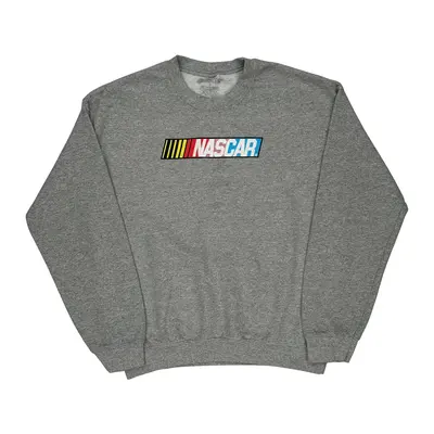 Nascar Cup Series Nascar Graphic Sweatshirt - Large Grey Cotton Blend | Size: large