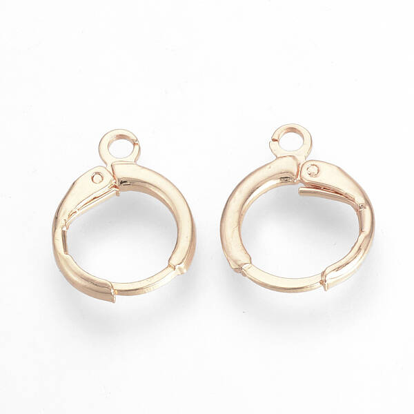 Brass Huggie Hoop Earring Findings
