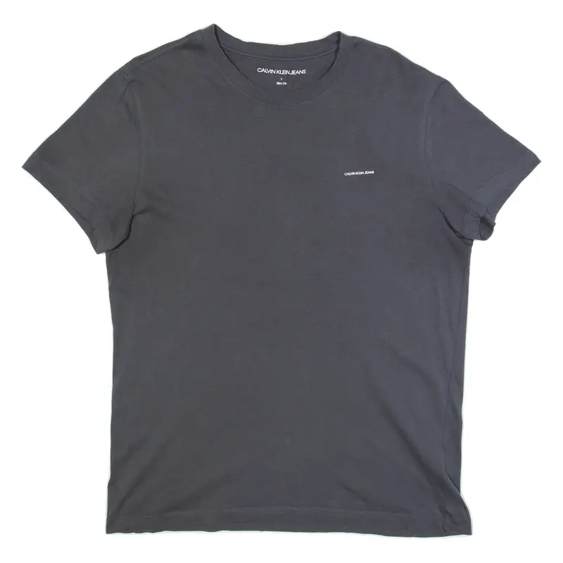 CALVIN KLEIN JEANS Slim Fit Mens T-Shirt Grey M