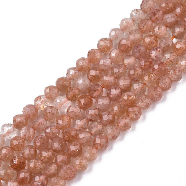 Natural Sunstone Beads Strands
