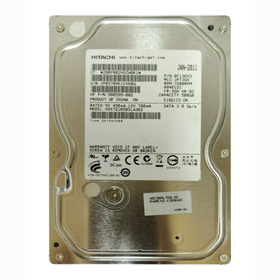 613208-001 HP 500GB 3Gb/s SATA 7200 3.5-inch 16MB Hard Drive