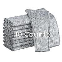 10 Counts Dishwashing Rags，Multipurpose Non-Scratch Wire Dishcloths for , Reusable Wire Cleaning Cloths for Kitchen,Wet and...