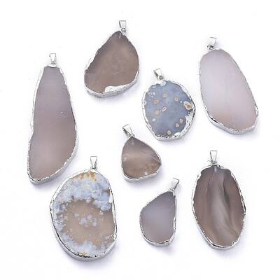 Natural Agate Pendants