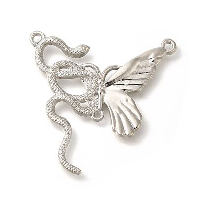 Alloy Snake & Butterfly Pendants