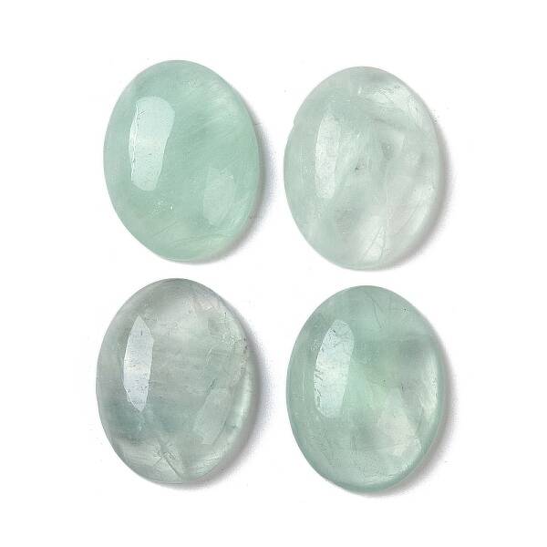 Natural Green Fluorite Cabochons