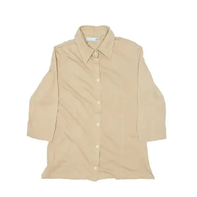 SERGIO TACCHINI Plain Shirt Brown 3/4 Sleeve Girls 2XL