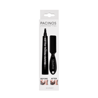 Pacinos Beard Pencil Filler with Brush for Patchy Beards, Mustache & Eyebrows with 4 Micro-Tips, Long Lasting Coverage & Natu...