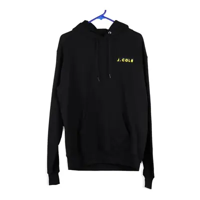J.Cole Champion Hoodie - Medium Black Cotton Blend