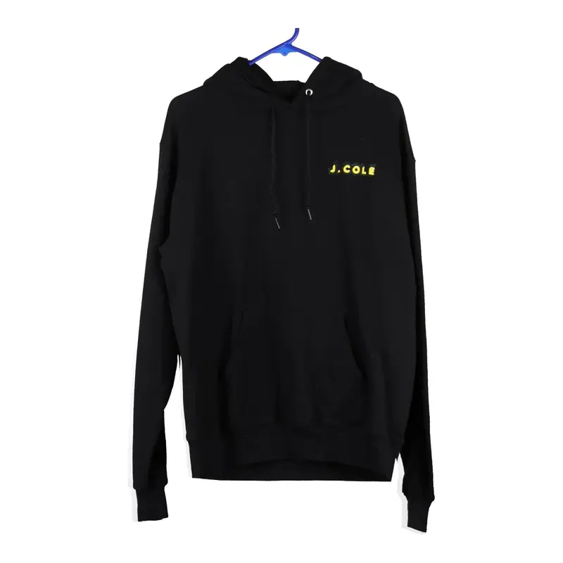 J.Cole Champion Hoodie - Medium Black Cotton Blend