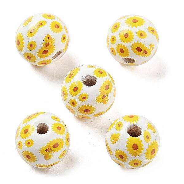 Wood European Beads