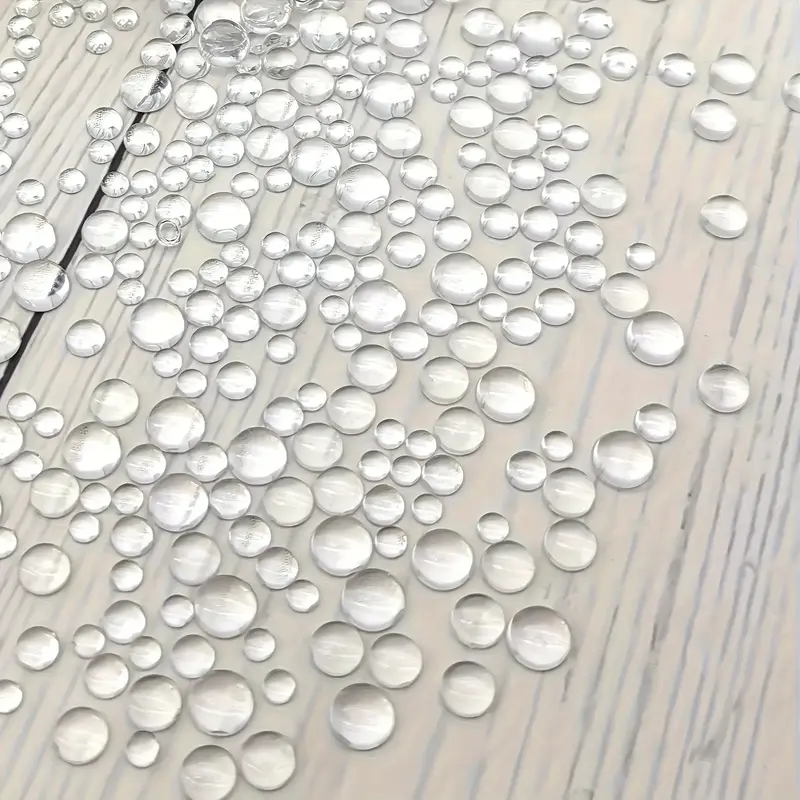 Transparent Round Resin Water Droplets Sticker, 350pcs Clear Dewdrop Sticker, Multi-size Decorative Sticker for Scrapbook DIY...