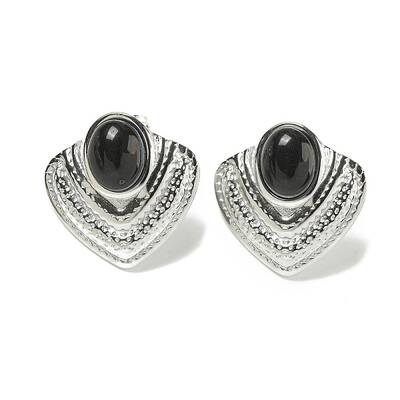 Cat Eye Stud Earrings