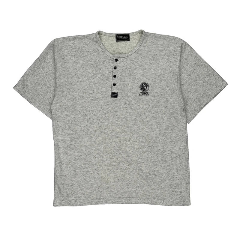 Bootleg Versace Jeans Couture T-Shirt - XL Grey Cotton