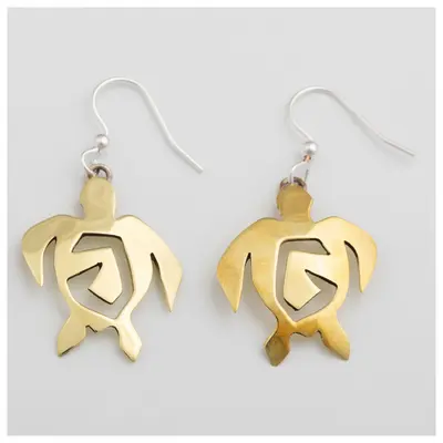 Sea Turtle Origami Earrings