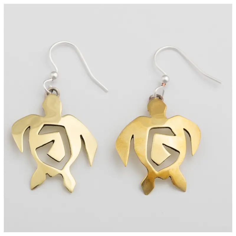 Sea Turtle Origami Earrings
