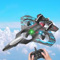 Durable 2.4ghz RC Plane, 4-axis Gyro Remote Control Airplane, 360° Flip Fighter Jet Toy, Durable Drone Helicopter Quadcopter...