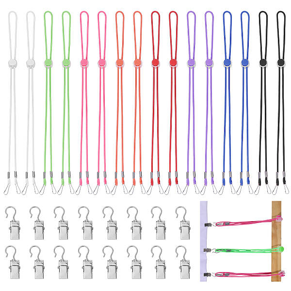 Polyester & Iron Cross Stitch Side Clips