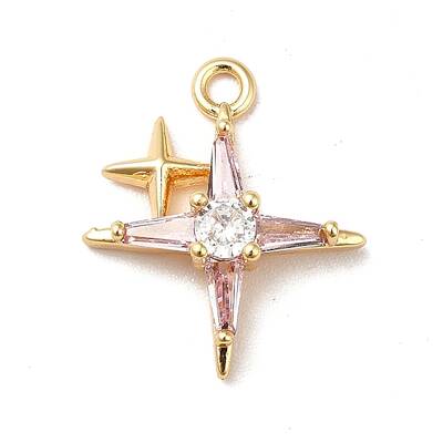 Brass Cubic Zirconia Pendants
