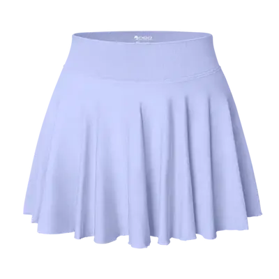OYV Women 1 Piece Skirt 1 In 1 Flowy Basic Versatile Stretchy Flared Casual Mini Skirt