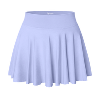 OYV Women 1 Piece Skirt 1 In 1 Flowy Basic Versatile Stretchy Flared Casual Mini Skirt