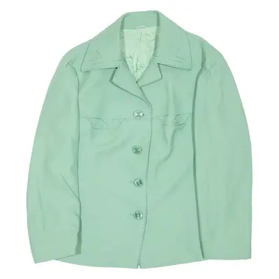 Mens Blazer Coat Green S