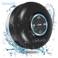 Waterproof Bluetooth Shower Speaker with LED Lights, IPX4 Portable Mini Speaker for Bathroom, Beach, Travel, Home - USB Recha...