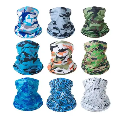 Outdoor Sports Neck Gaiter (9 Counts/set), UV Protection Neck Wrap, Breathable Sun-resistant Face Mask for Men & Women, Sport...