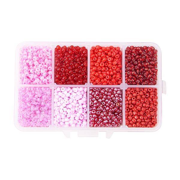 1 Box 8/0 Glass Seed Beads Round  Loose Spacer Beads
