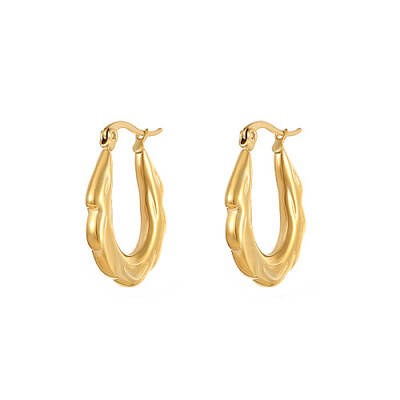 Stainless Steel Hoop Earrings