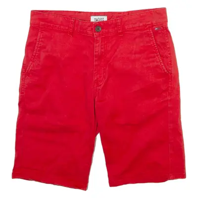 TOMMY HILFIGER Mens Casual Shorts Red M W30