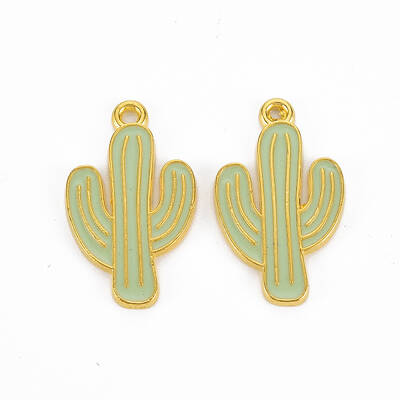 Rack Plating Alloy Enamel Pendants