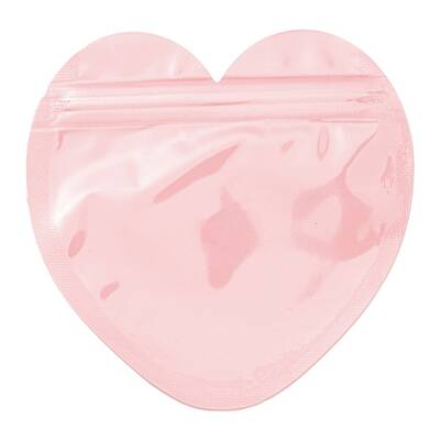 Heart Shaped Plastic Packaging Yin-yang Zip Lock Bags