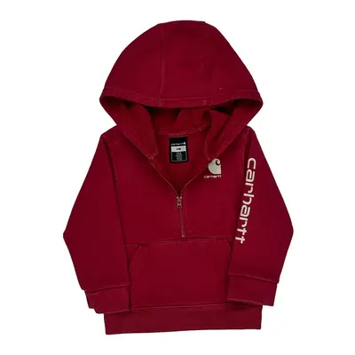 Age 24 Months Carhartt Hoodie - Small Red Cotton Blend | Size: small