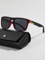 Unisex Simple Style Plain Color Sunglasses (1 Pair), Trendy Casual Square Frame Sunglasses for Everyday Use, Fashion Accessor...