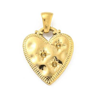 304 Stainless Steel Pendants Rhinestone Settings