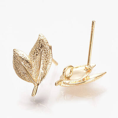 Brass Ear Stud Findings