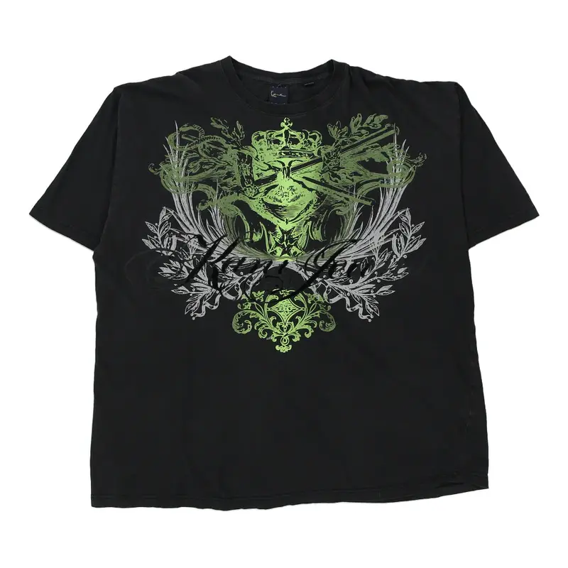 Karl Kani Graphic T-Shirt - 2XL Black Cotton