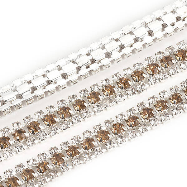 Brass Rhinestone Strass Chains