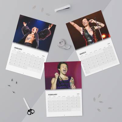 Harry 2024 Wall Calendar, Harry Gift, Fan Merch