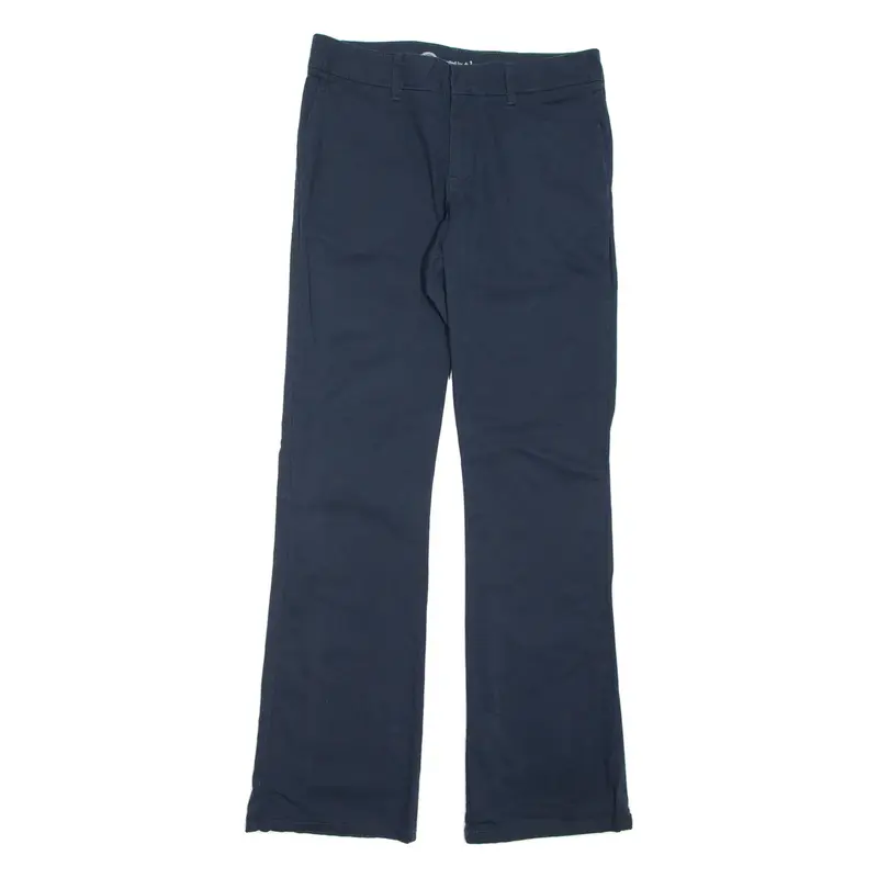 DICKIES Chino Womens Trousers Blue Regular Bootcut W32 L33