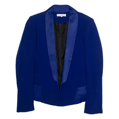 SANDRO Womens Blazer Jacket Blue M