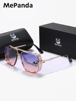Vintage Simple Ombre Frame Top Bar Design Aviator Sunglasses, Trendy Styling Sunglasses for Women, Large Frame Sunglasses for...