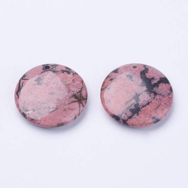 Natural Rhodonite Pendants