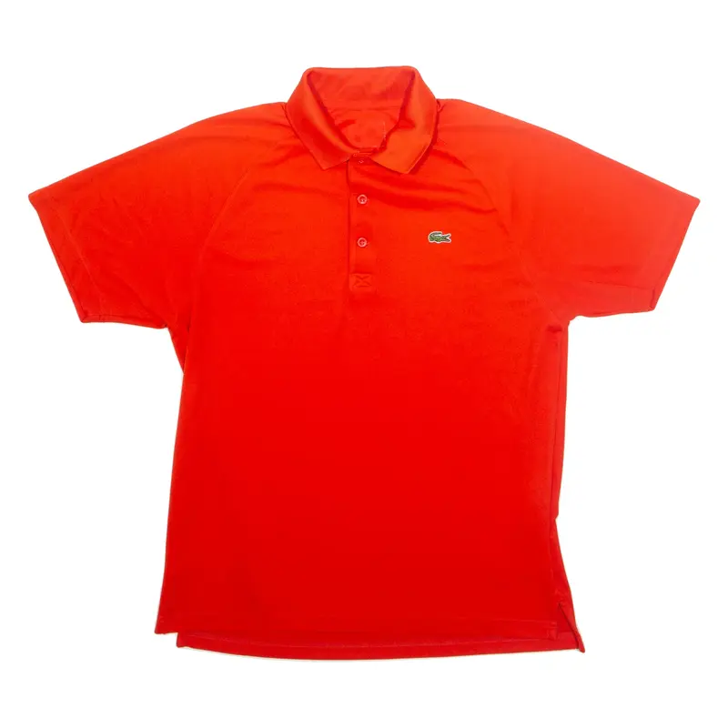 LACOSTE Mens Polo Shirt Red M