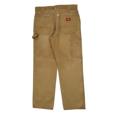 Dickies Carpenter Trousers - 33? Waist Beige Cotton