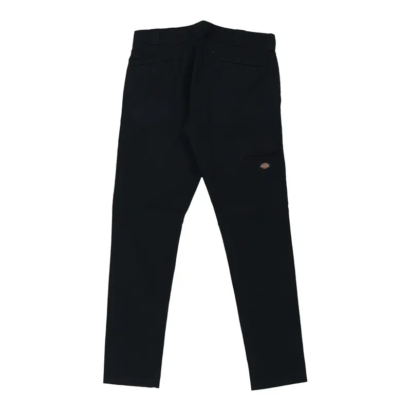 Dickies Skinny Trousers - 35W 32L Navy Cotton Blend
