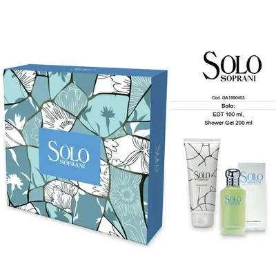 Luciano Soprani WHITE ONLY: EDT 100 ml+ Shower Gel 200ml